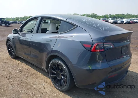2021 Tesla Model Y Long Range Dual Motor All-Wheel Drive из США, поврежденный, VIN 5YJYGDEE7MF140144